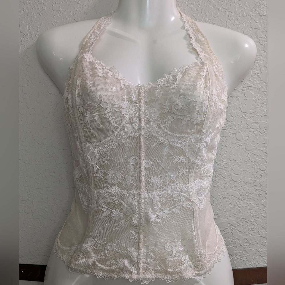 Victoria's Secret Cream Lace Fabric